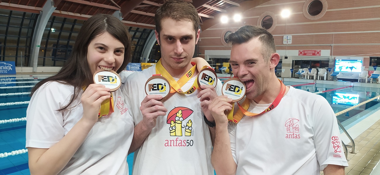 Medallas navarras en el Campeonato de España de Natación - FEDDI 2023 celebrado en Torrevieja